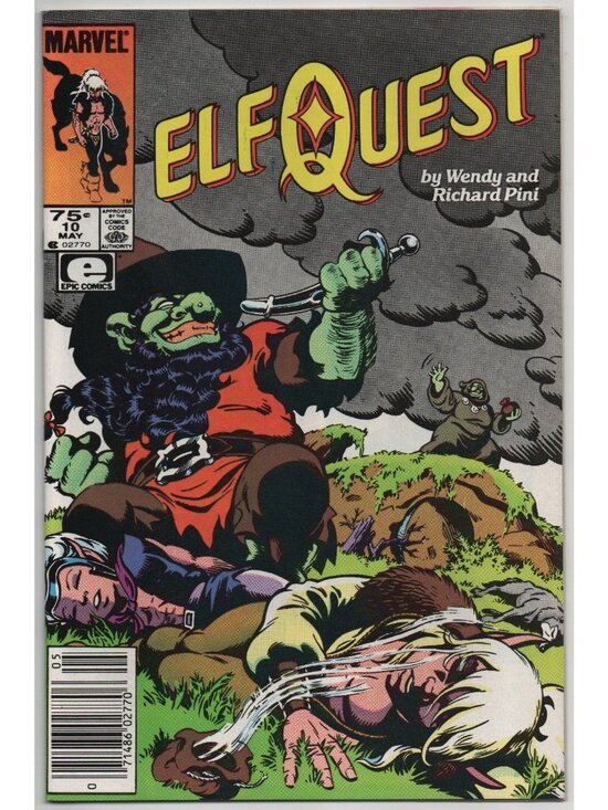 Marvel Other - Elfquest 10 Marvel Comics 1986 VF 8.0 Newsstand Wendy Pini